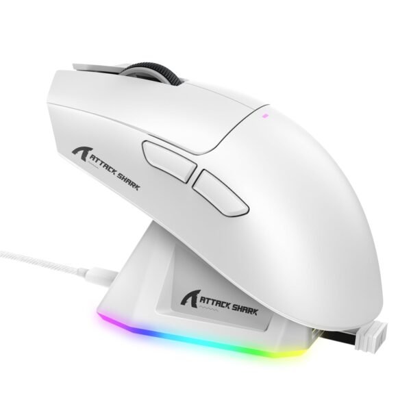 514jN+Rn9jL SHARK X11 Wireless Gaming Mouse 3 Modes Connection PAW3311 1000Hz Polling Rate Ultra Lightweight Charging Dock