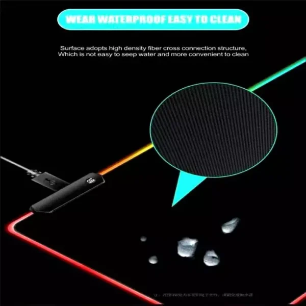 Lighting Gaming Mouse Pad Large Size Waterproof Usb Mousepad Game Mice Mat Mice