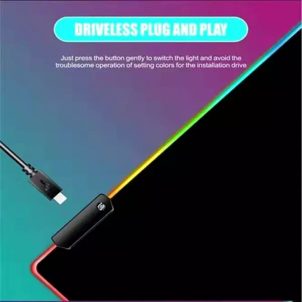 Lighting Gaming Mouse Pad Large Size Waterproof Usb Mousepad Game Mice Mat Mice