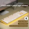 cn-11134207-820l4-mgourdpwmxoub6.webp LT820 Silent Wireless Keyboard for Laptop Office Use Waterproof Light keyboard Pc Accessories Computer Gaming Tri mode connect Buletooth keyboard For Student Keyboard