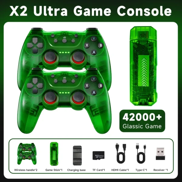 Latest VersionX2 Ultra Retro Game Stick 8k Game Box Console 128G Built in 42000 Classic Games