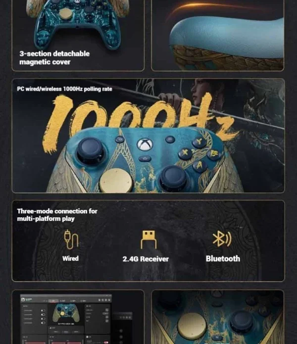 GameSir G7 Pro WUCHANG Fallen Feathers Edition Wireless Controller for Xbox One Xbox Series Xbox x Steam Pc Gaming