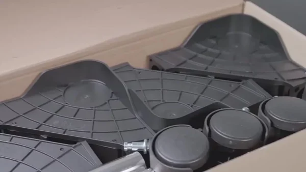 360 Rotating PC Tray Desktop Rack Computer Case Holder Trolley Roller Adjustable CPU